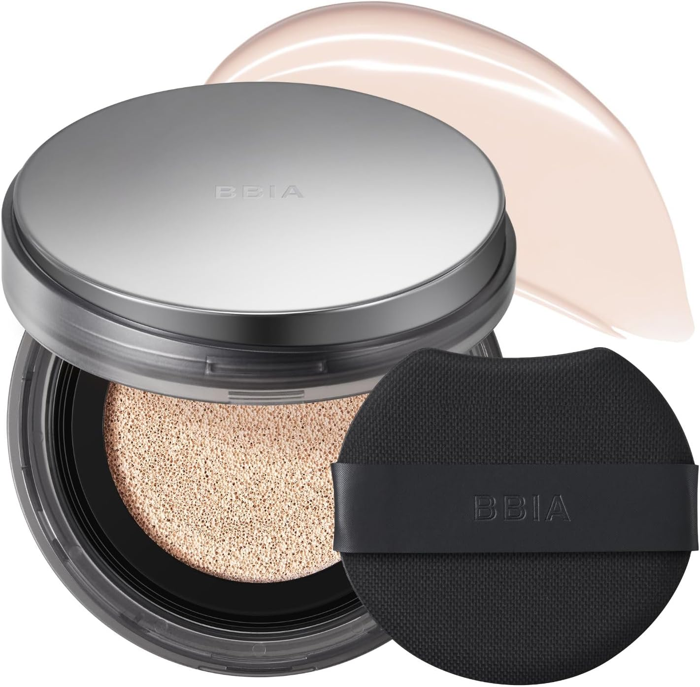 BBIA EAU Matte Cushion Foundation SPF50 - Flawless Coverage, Smooth Velvety Texture with Semi-Matte Finish, Comfortable Lightweight & Longlating, Vegan, Korean Makeup (23 NATURAL REFILL ONLY, Pack of 1)