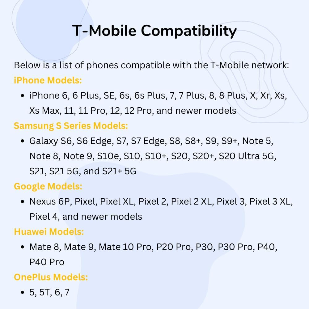 USA & Hawaii Prepaid Travel SIM Card - T-Mobile - Unlimited Data/Calls/Texts, 4G/5G Speed, T-Mobile United States Local Carrier (15 Days) image number 3