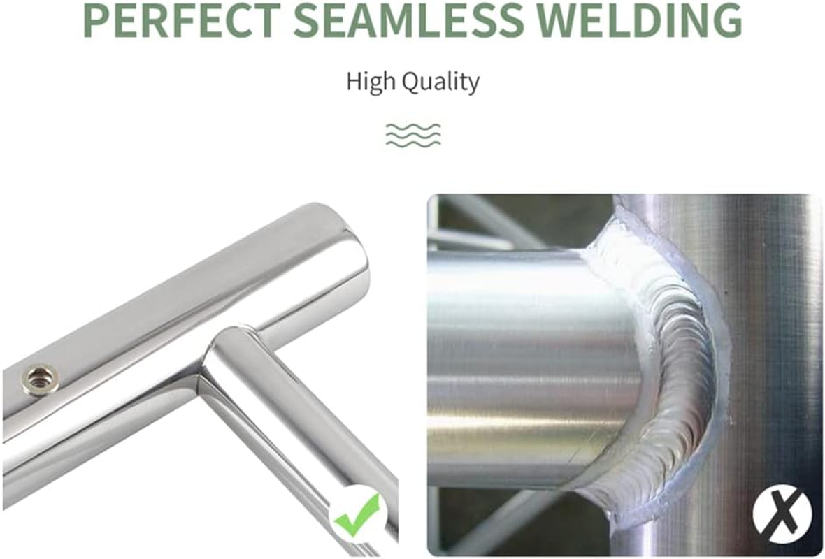 Bathroom Heated Towel Rail 6 Bars round Stainless Steel Electric Heated Towel Energy-Saving Heated Towel Rack Holder Wall Mounted 70W SAA Certificate (Chrome) image number 2