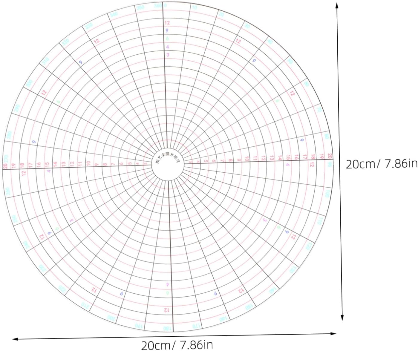 VICASKY Pottery Tools Geometric Drawing Template and Circle Drawing Tool for Ceramics DIY Clay Sculpting and Accurate Measurements Pottery Wheel image number 3