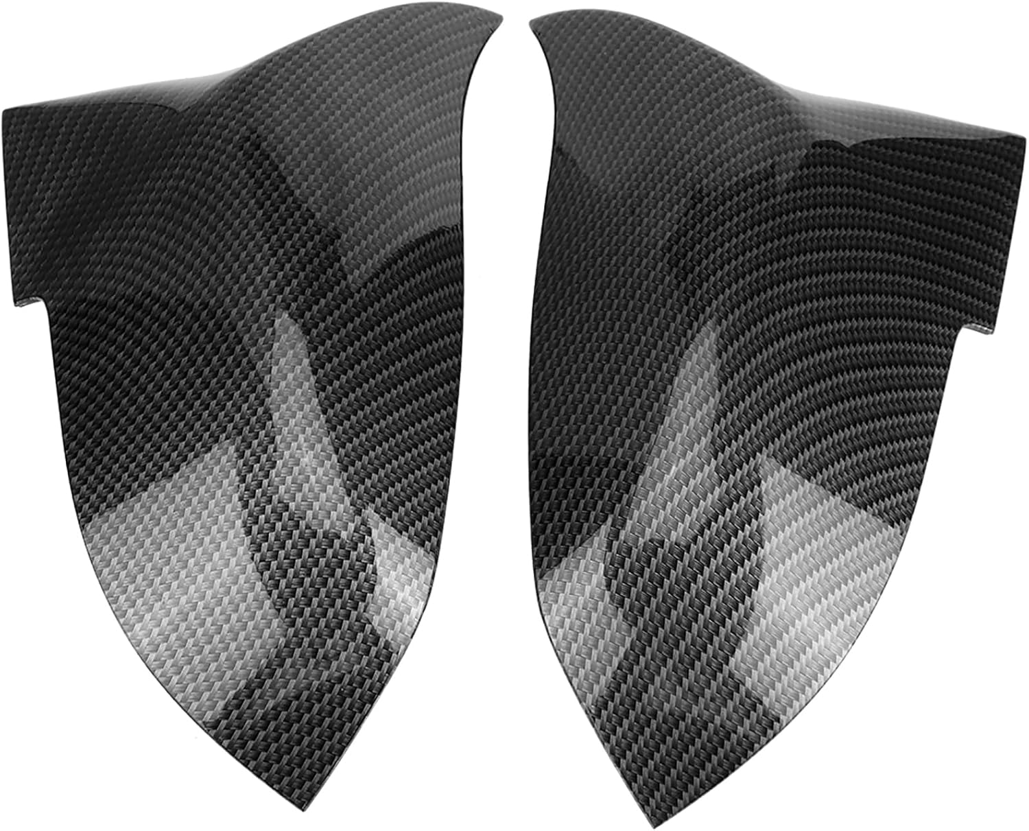 1 Pair Rearview Mirror Cover for Left & Right Exterior Rear View Mirror Cap for 1 2 3 4 X M Series Carbon Black ABS Side Mirror Protector Trim for F20 F21 F22 F23 F30 F31 F32 F33 E84 F87 image number 3