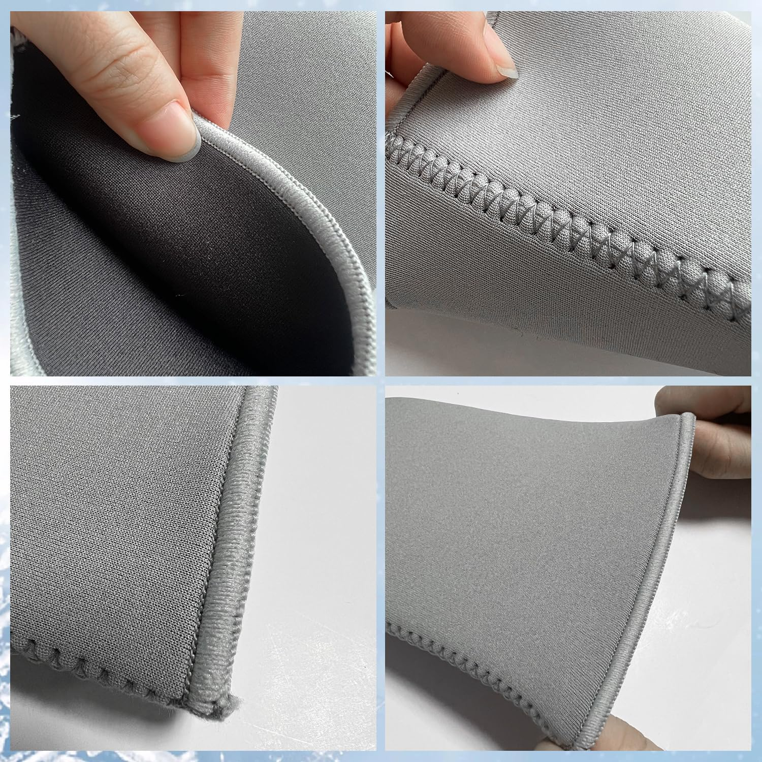 Toe Warmers 2 Pairs, Portable Toe Warmers, Reusable Foot Warmers, Neoprene Thermal Toe Warmers, Thermal Foot Warmers for Biking, Running, Hiking image number 1