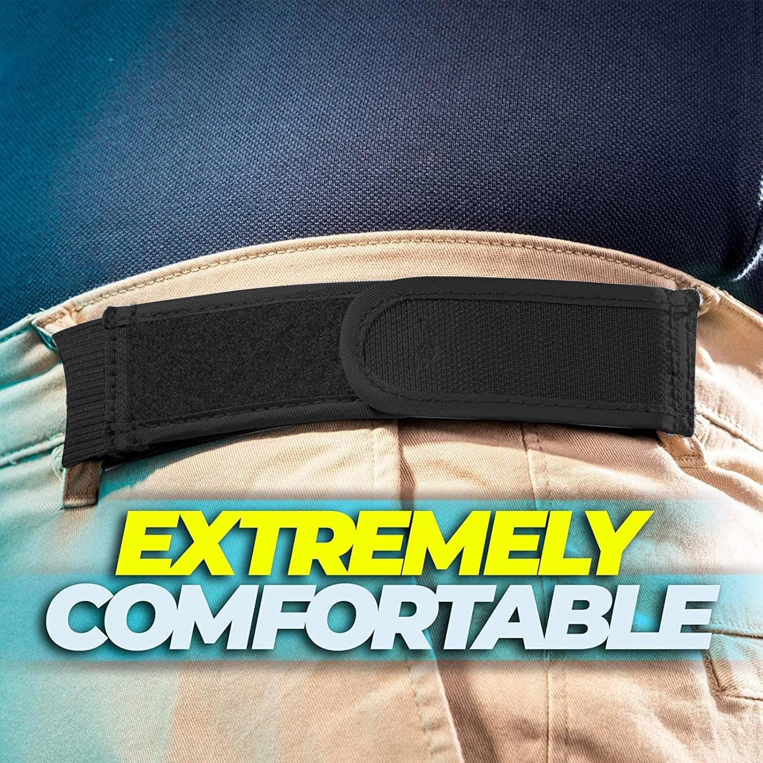 Buckleless Belt Men | Buckless Belts for Men,Adjustable Replacement Quick Release Comfortable Tightener for Uniform Travel Jeans Driving Casual157/200) image number 4