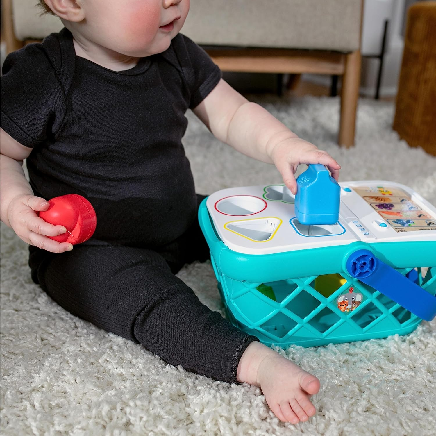 Baby Einstein + Hape Magic Touch Pretend to Shop Toy, with Real Sounds and Music, Ages 9 Months and Up image number 1