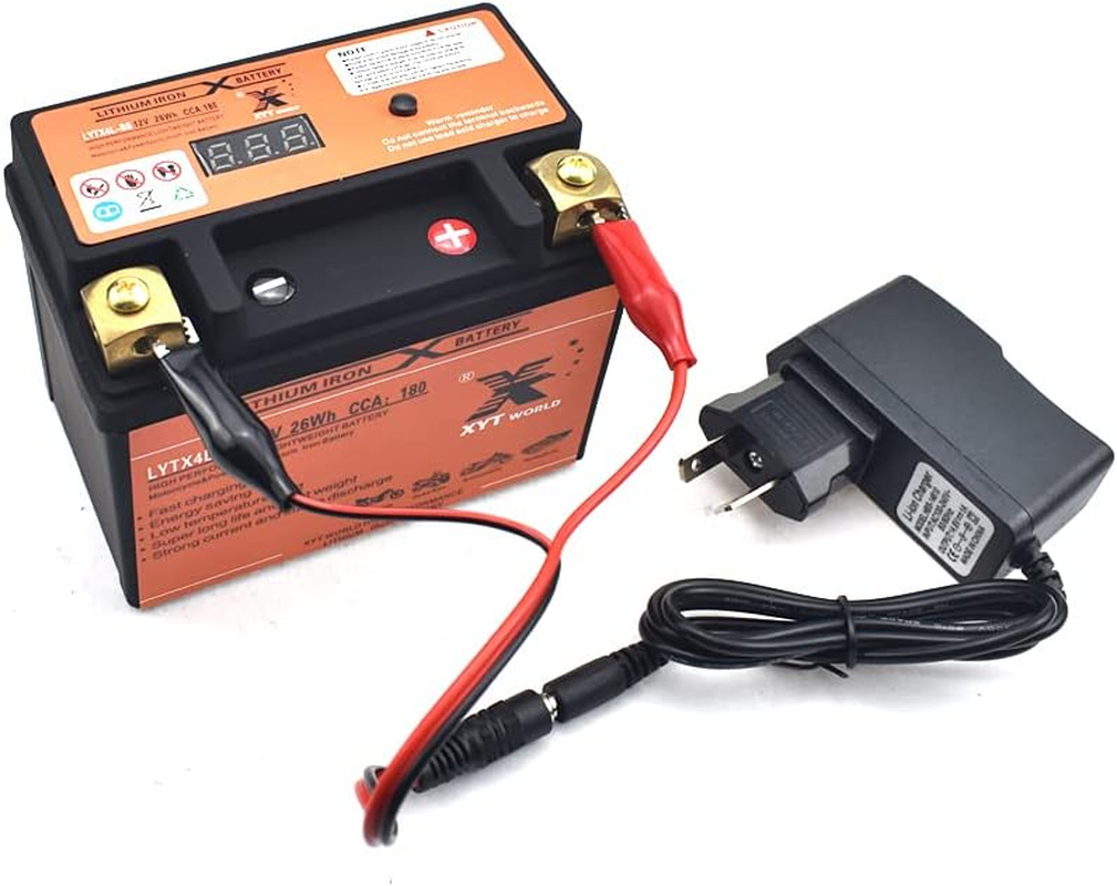 Lithium Battery LYTX4L-BS 12V 180Cca Motorcycle ATV Quad Dirt/Pit Bike Replace MG4L-BS MBTX4 YT4L-BS YB4L-A UT4L-BS RTX4L-BS image number 6