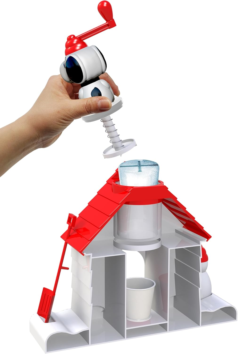 Cra-Z-Art Sno-Cone Machine, Snow Cone Shaved Ice Maker, Snoopy House Shaped, Ages 6+