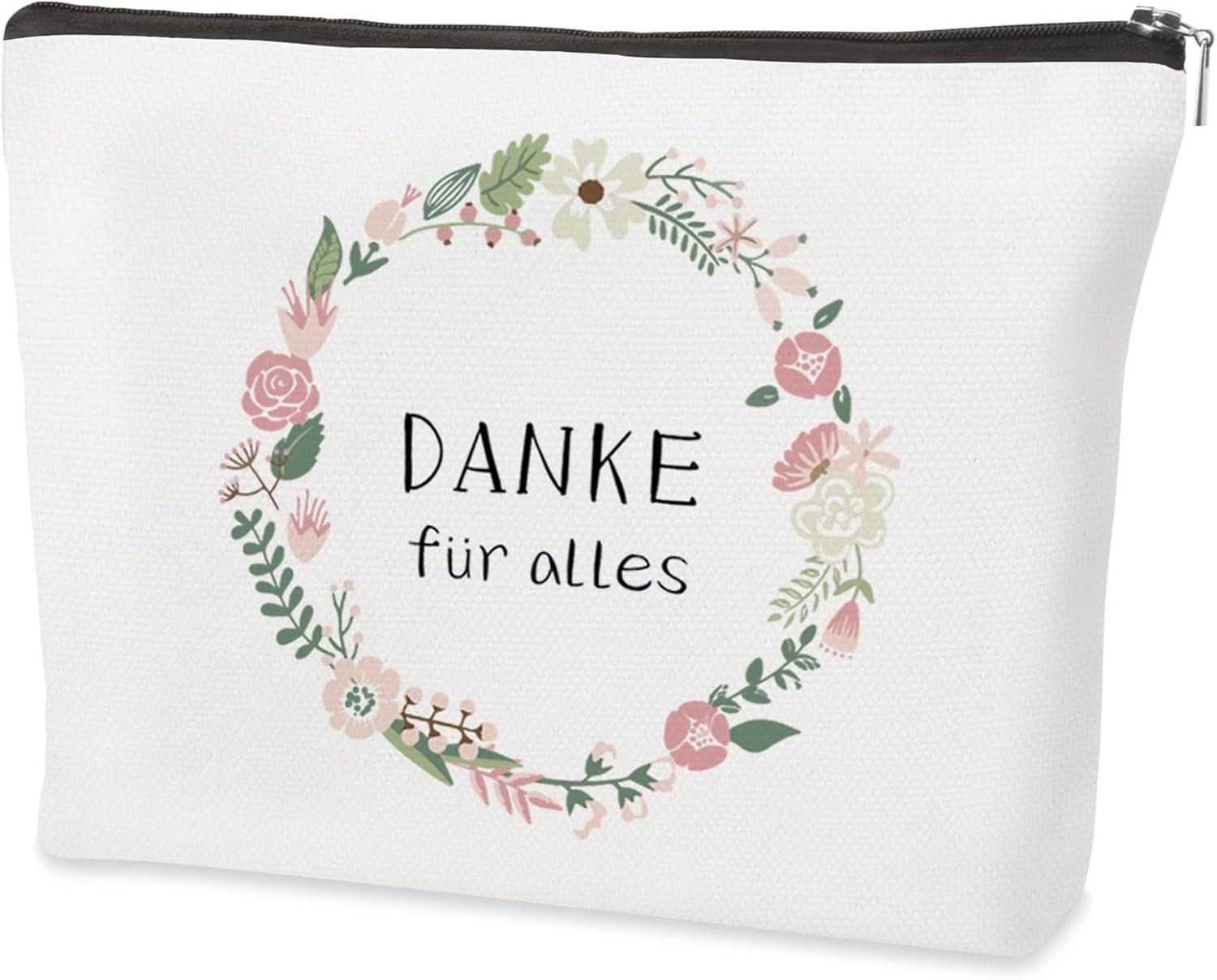 Make-Up Bags Thank You for Everything, Mother'S Day Gifts, Valentine'S Day, Birthday Gift, White image number 4