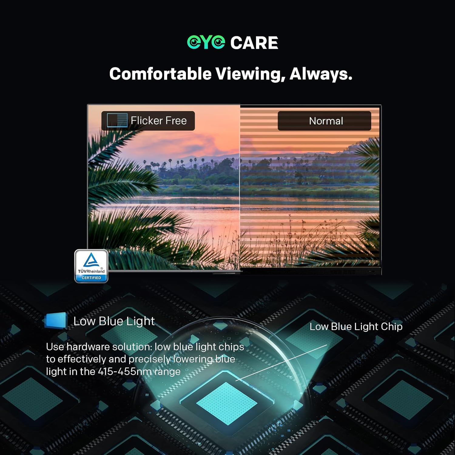 SKYWORTH 55" Q7700G QLED+ Magicsound Google TV, 144Hz UHD, 2.1.2 Sound, Built-In Subwoofer, Dolby Vision+Atmos, AI Picture Processor, Eyecare TV, Find-My Remote，Screen Casting image number 2