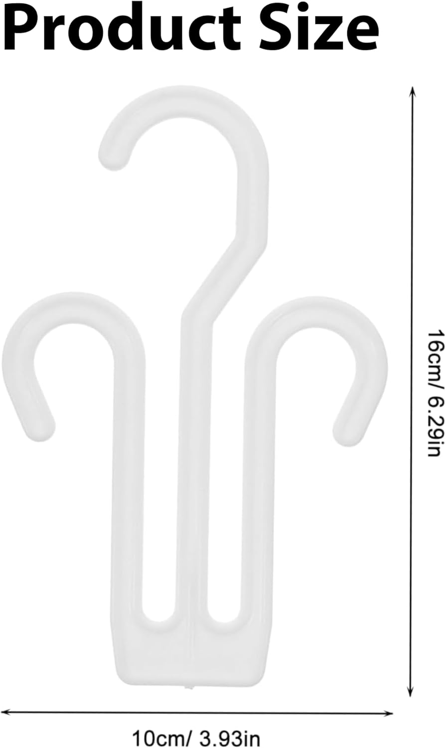 20-Pack Heavy Duty Shoe Rack Organizer with Multi-Purpose Hooks|Saving Design for Slippers/Sandals/Sneakers|Quick-Drying Non-Slip Retail Display Trays for Home,Store,Mall(White) image number 1