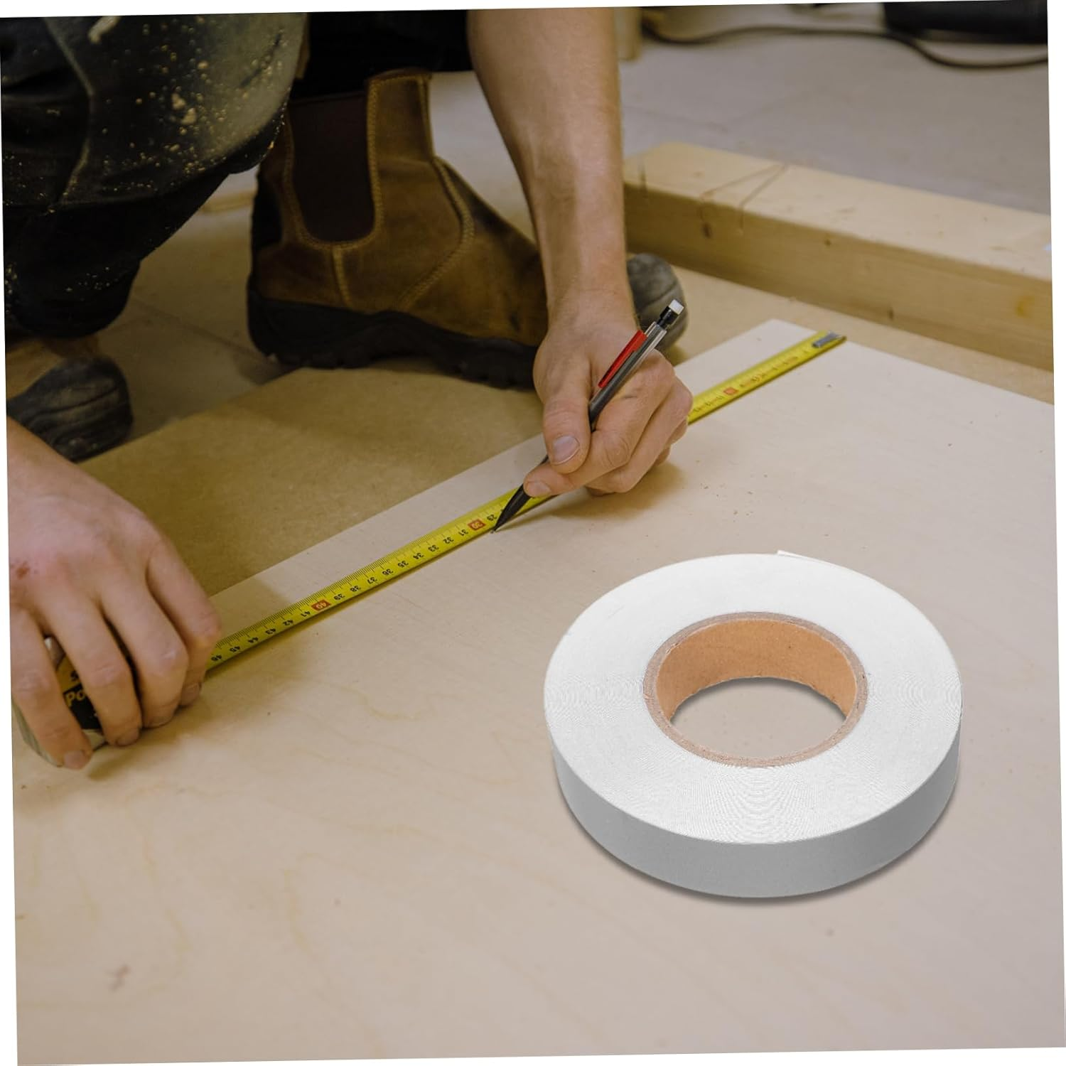 Amosfun Reflective Cloth High Brightness Adhesive Fabric Tape for Sewing Diy Safety Luggage Bicycles Vehicles image number 1