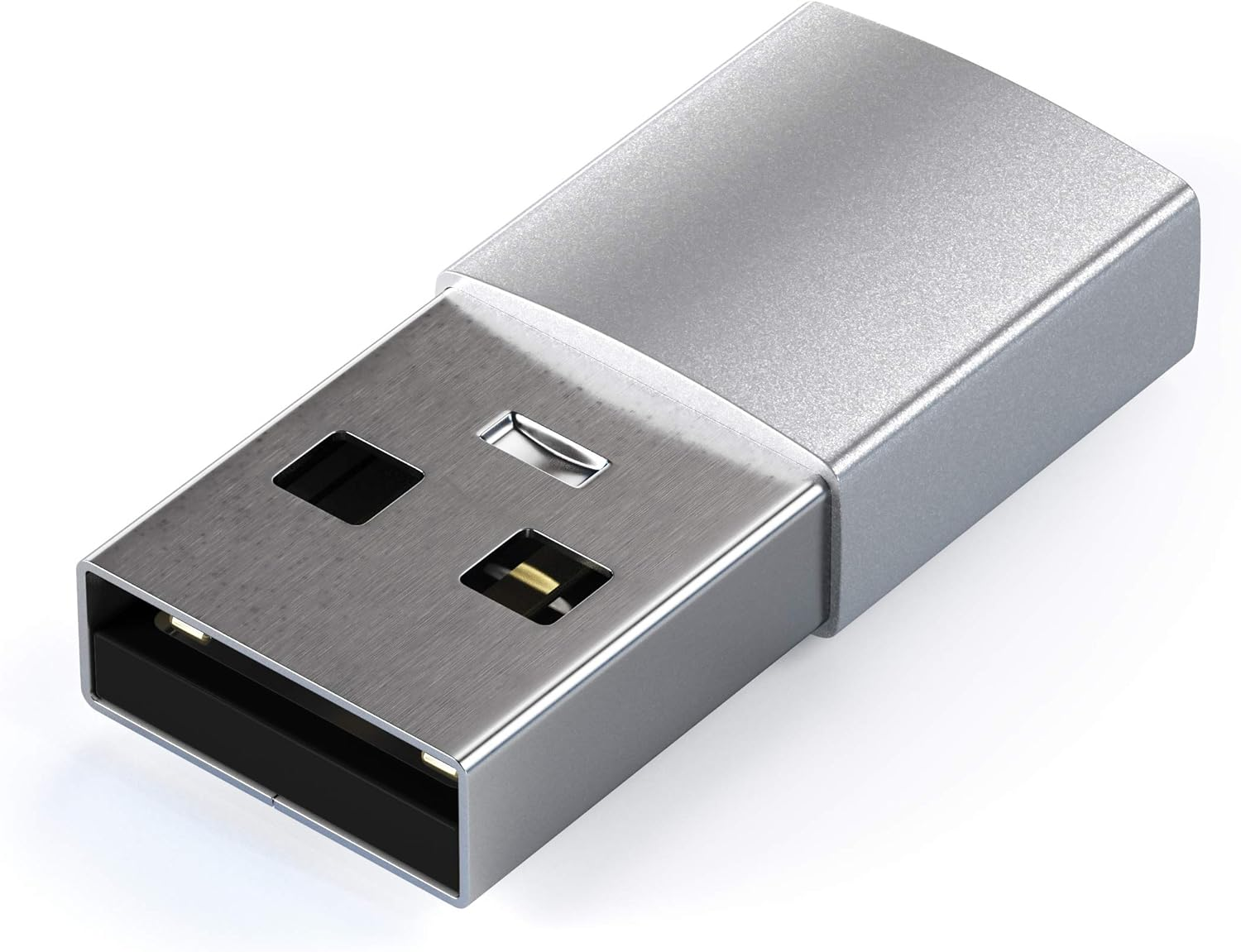 Satechi USB-A to USB-C Adapter Converter, Type a Male to Type C Female High-Speed Adaptor, for Iphone 17/16, Mac Mini M4, Macbook Air & Pro, Mac Studio, Laptops, Tablets, PC & More &ndash; Silver image number 2