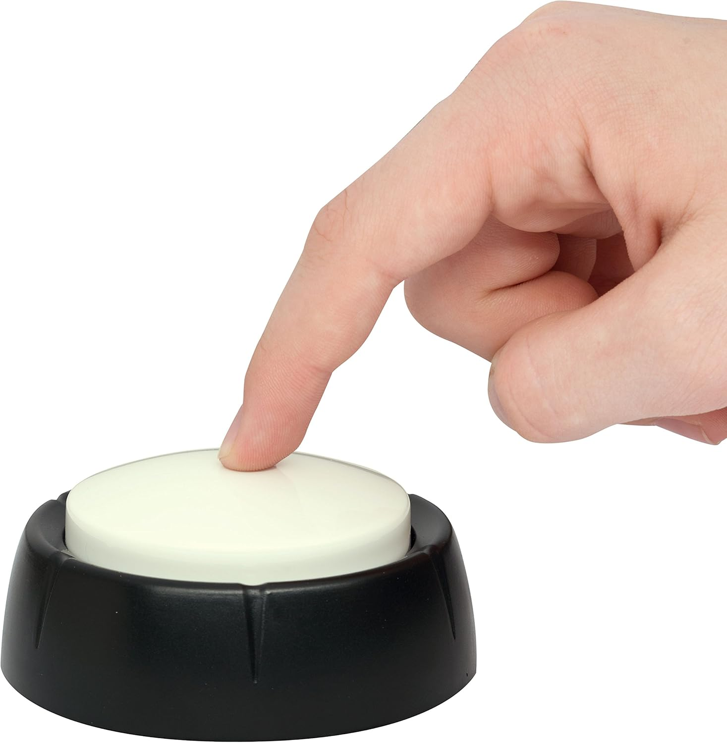 Large Talking Alarm Clock for Blind - Announcing Time, Date and Week of Day. Perfect for Visually Impaired, Elderly, Hearing Aid (White)