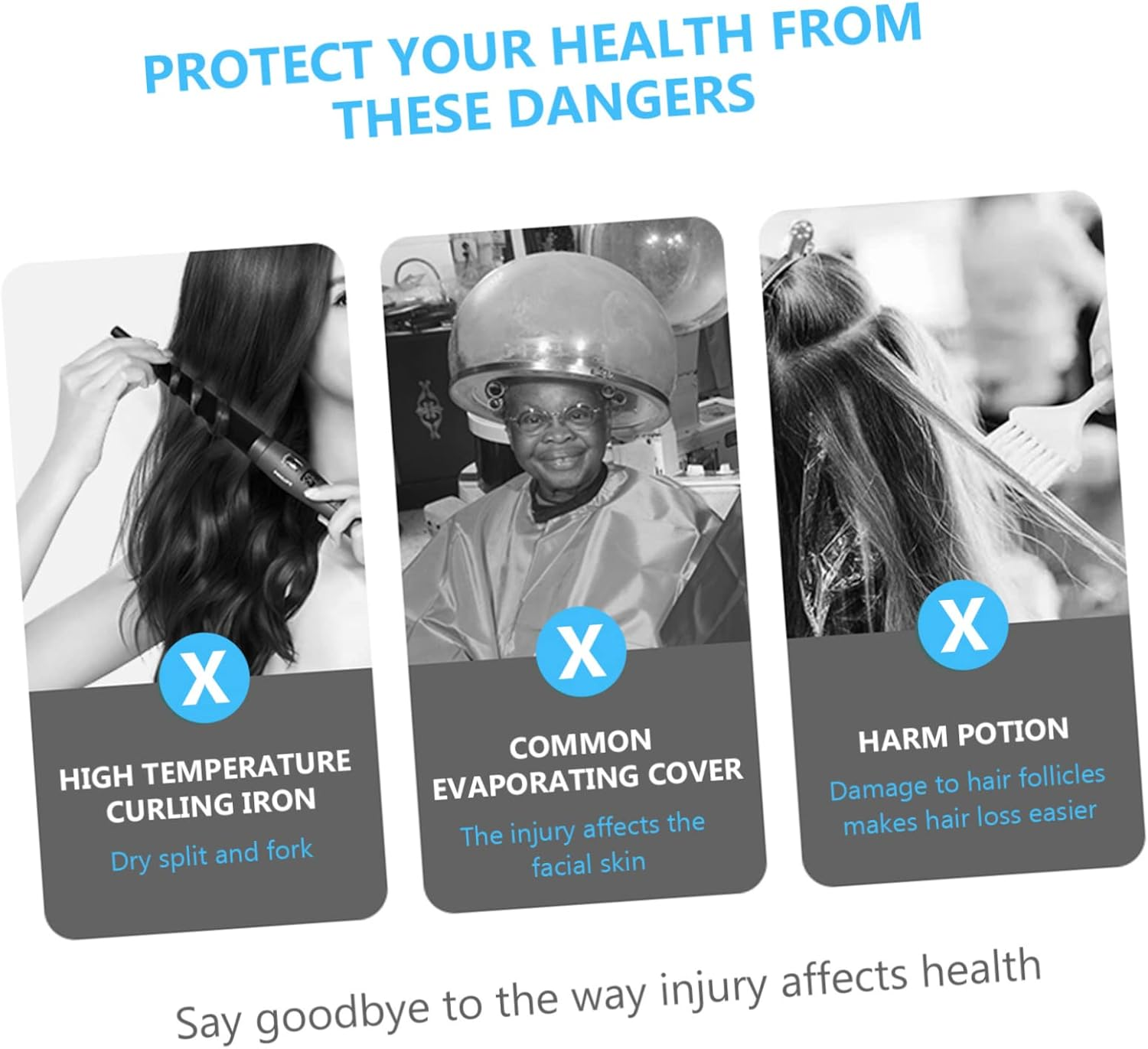 HAMPPLIES 6Pcs Blue Bang Curlers Hair Clips for Women Rollers for Volume and Styling DIY Curly Hairstyle Tools Rollers