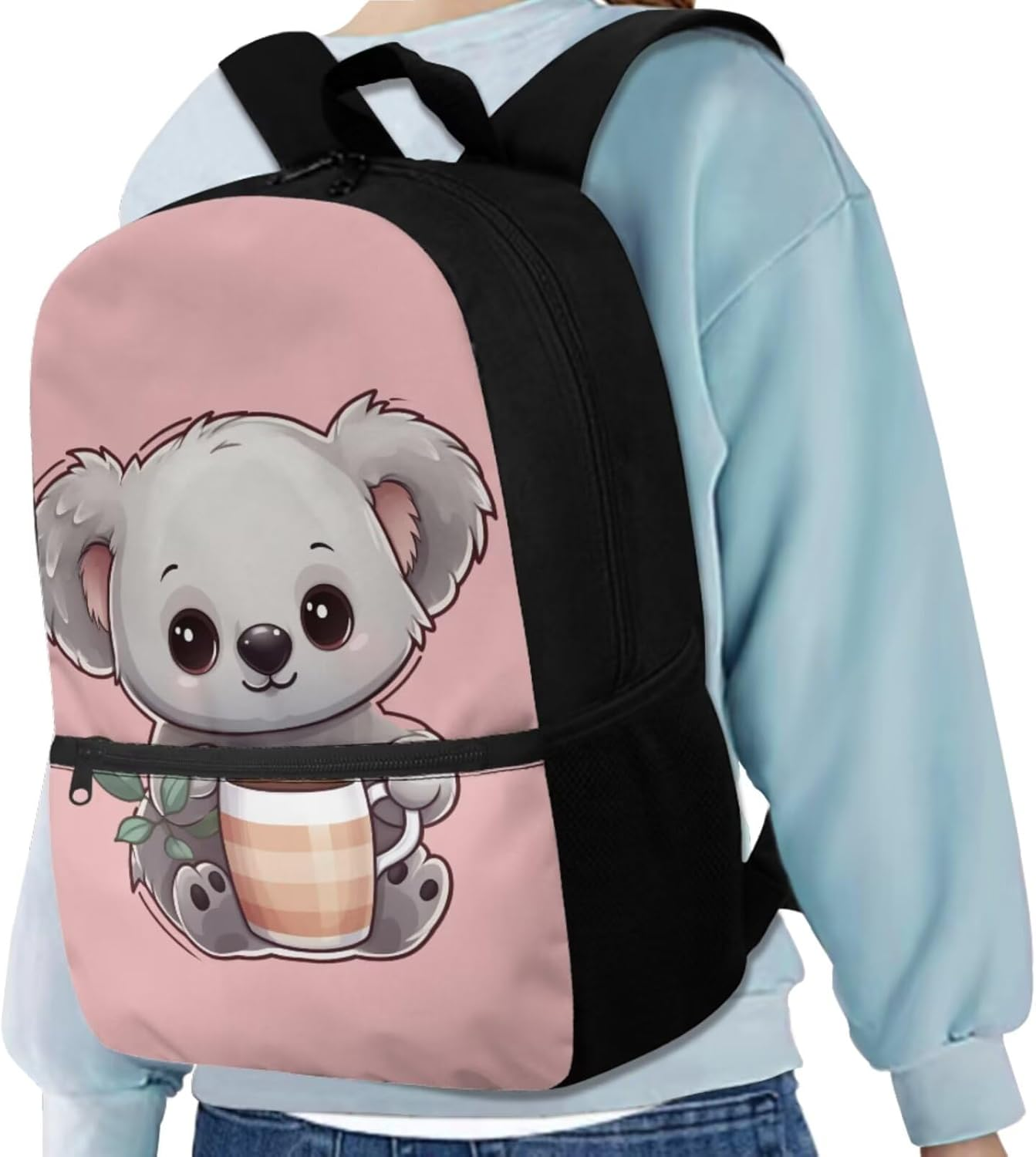 XXQGOMG Elementary School Backpack for Toddler Girls Boys School Bag and Lunch Bag Set 4 in 1 image number 2