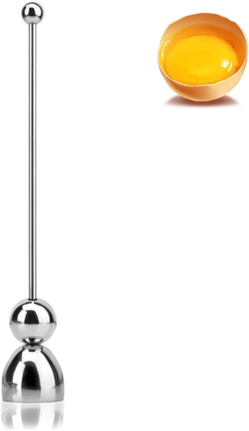 Stainless Steel Egg Cracker Tool for Raw Eggs - Easy Egg Cutter and Topper, Kitchen Tool image number 3