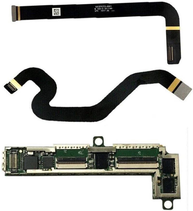 Zahara LCD Cable + Touch Screen Digitizer Flex Cable Ribbon +Small Board Replacement for Microsoft Surface Pro 4 1724 X934118-002 (LCD Cable +Touch Flex Cable+Board)