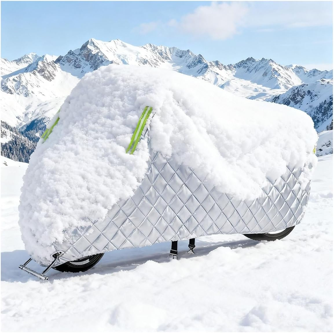 Autumn Winter Motorcycle Cover for Honda VF 1000 R Anti-Snow Anti-Rain 210D Oxford Outdoor Heavy Duty Motorbike Covers for Cruisers/Sport Bikes/Scooters/Off - Road/Adventure/Electric Motorcycles