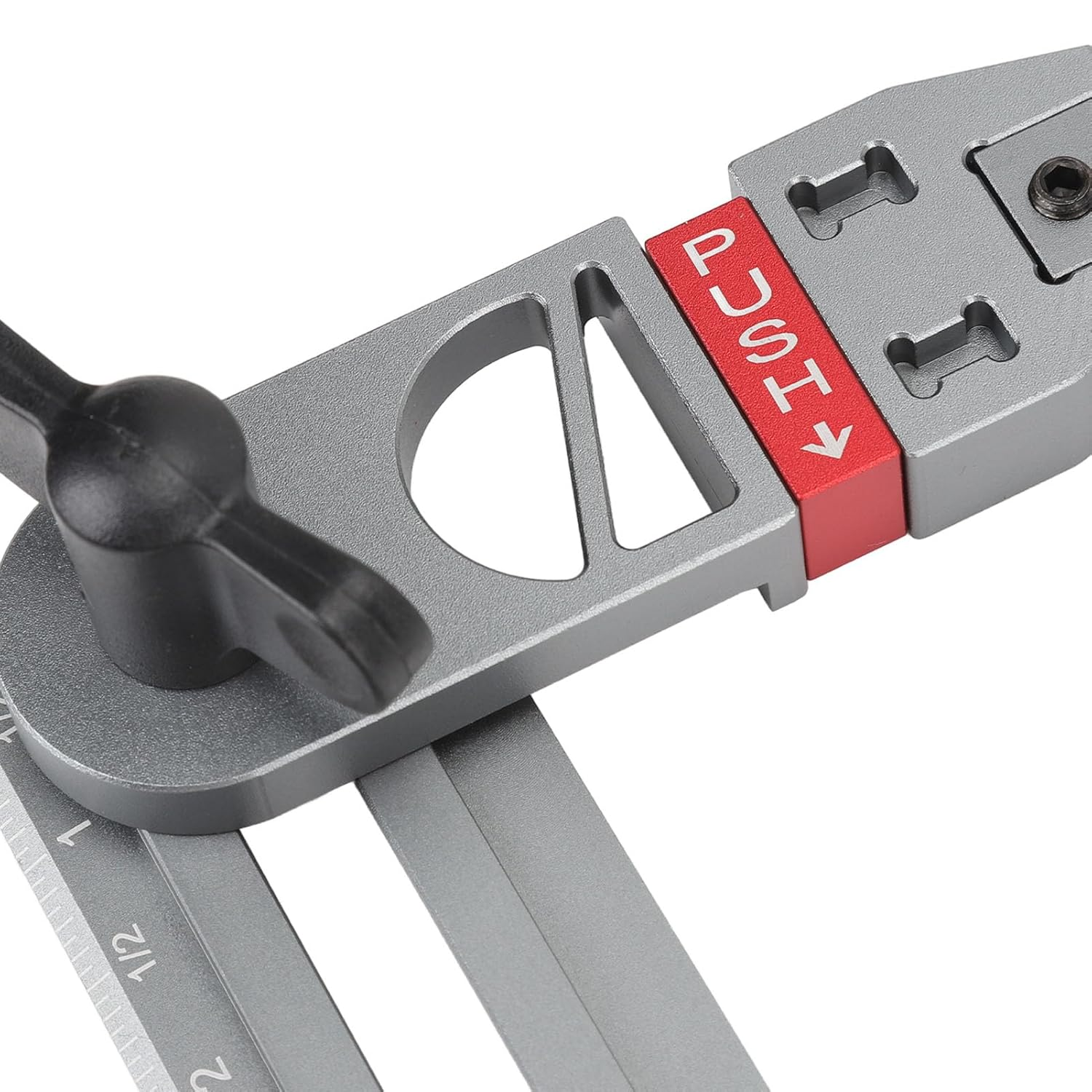 Stair Measuring Tool, Aluminum Alloy High Accuracy Clear Marking Stair Tread Gauge Measuring Tool Jig for Handrail Windowsill Shelf, Easy to Operate image number 2