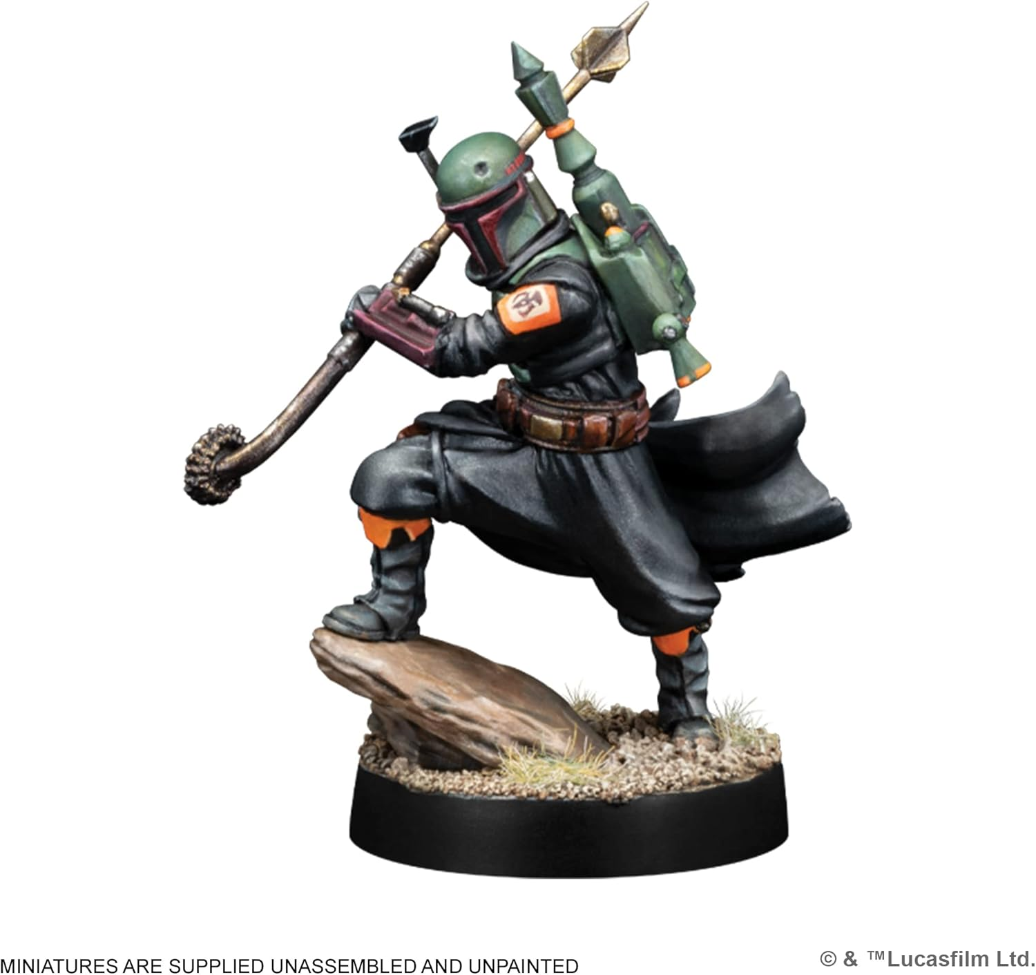 Atomic Mass Gamesasmodee North America Star Wars Legion Boba Fett (Daimyo) Operative Expansion Miniatures Game image number 4