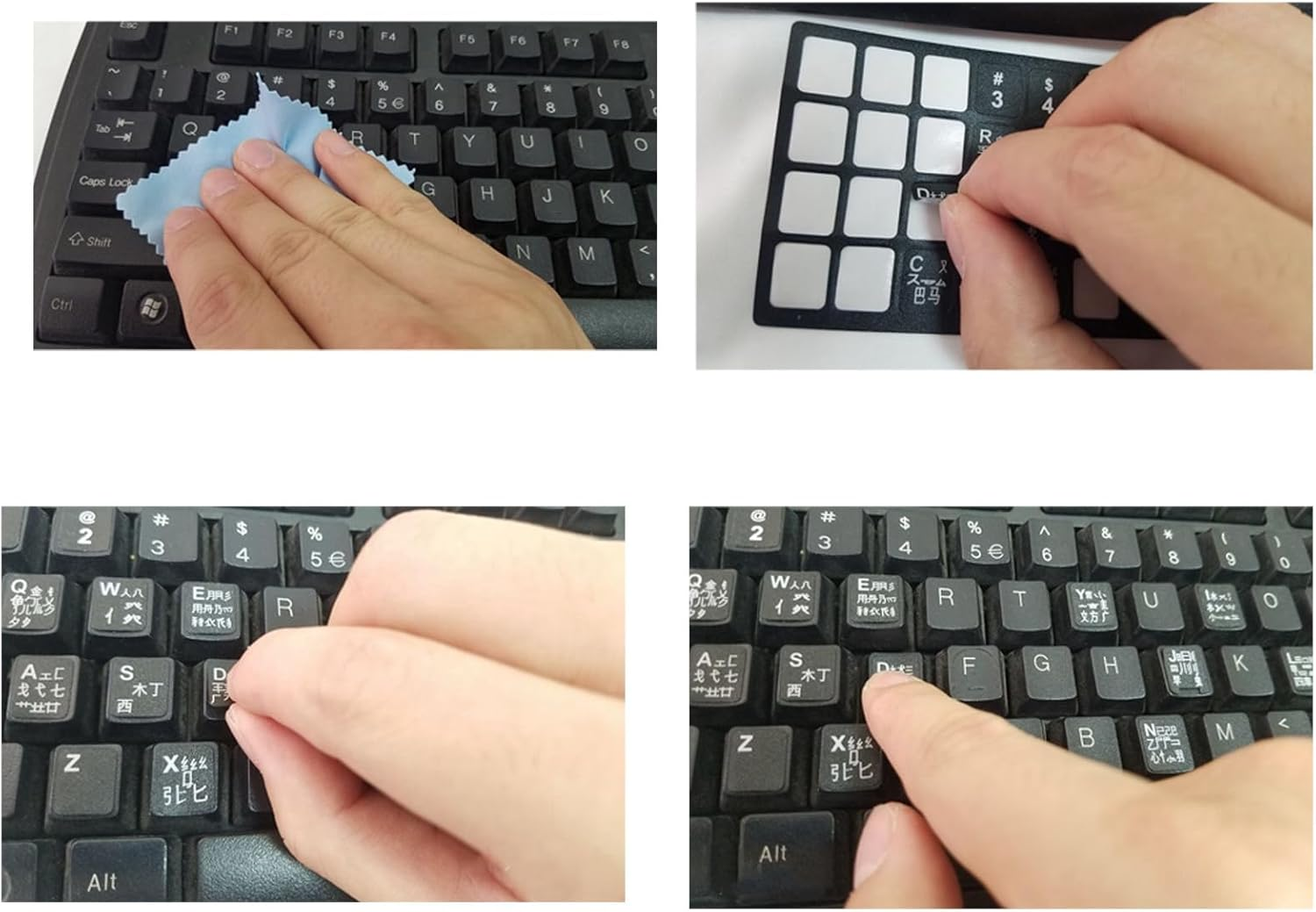 Thai Keyboard Stickers Laptop Keyboard Skins, 15.6In Wear Resistant PVC Frosted Texture, Computer Keyboard Thai Language, Clear Patterns, Bright Colors (Thai Orange image number 6