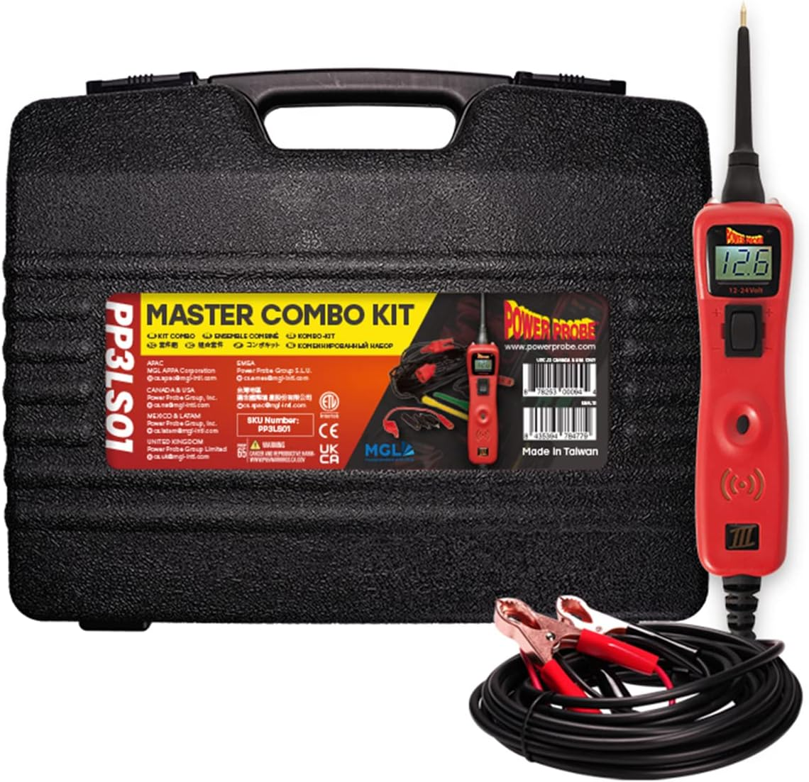 Power Probe PP3LS01 Power Probe III Circuit Tester with PPLS01 Lead Set Kit image number 3