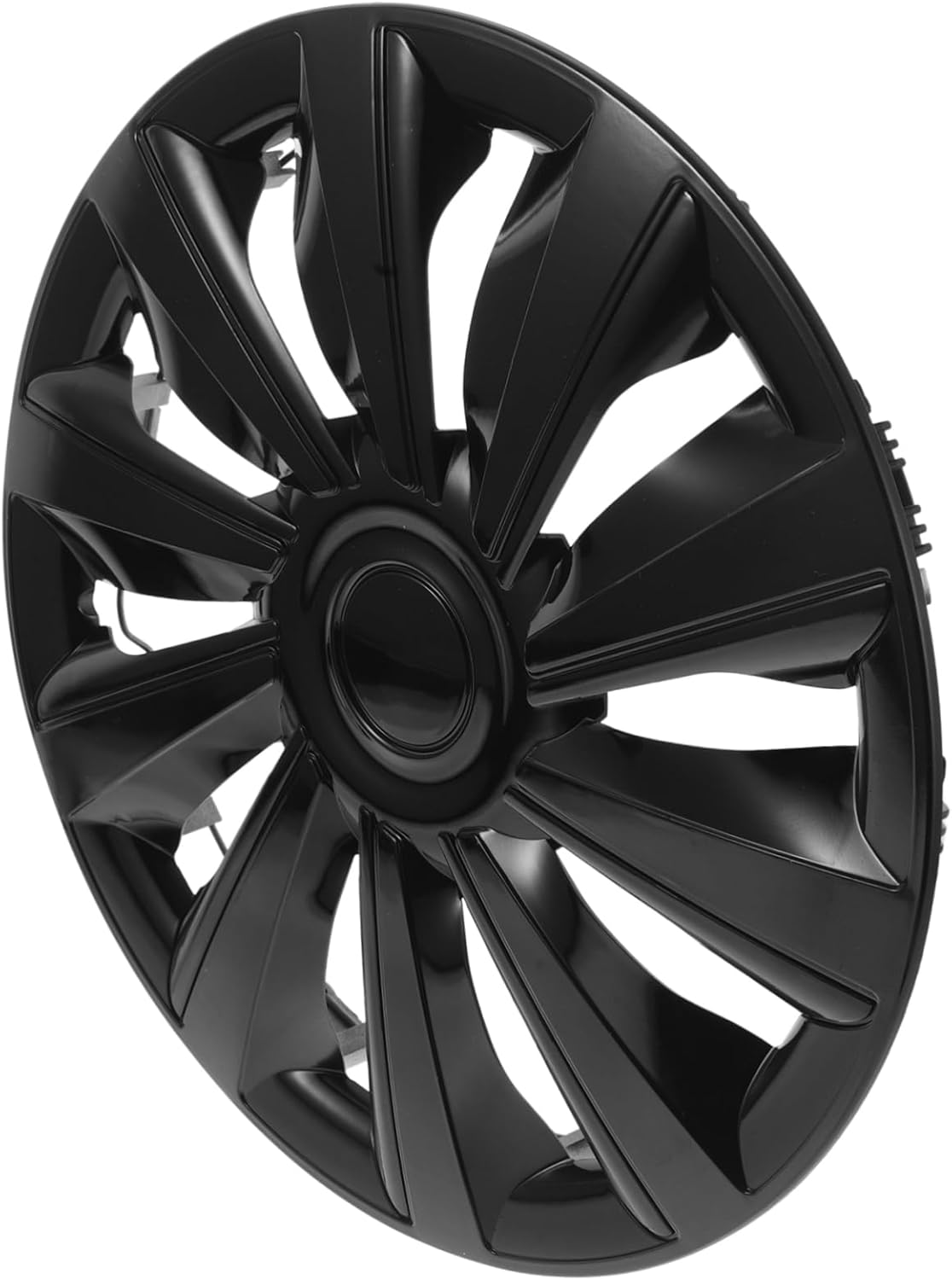 ASAKKURA Truck Wheel Hub Cover Black Hubcaps Universal Wheel Rim Cover for Car Exterior Accessories Sturdy Snap Design for SUV Auto Protection and Style image number 3