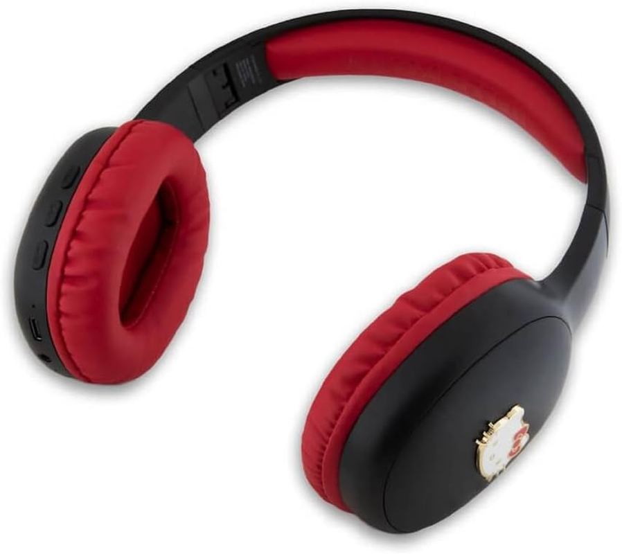 CG MOBILE Hello Kitty Bluetooth Headphones Metal Logo Oval Shape Black image number 1