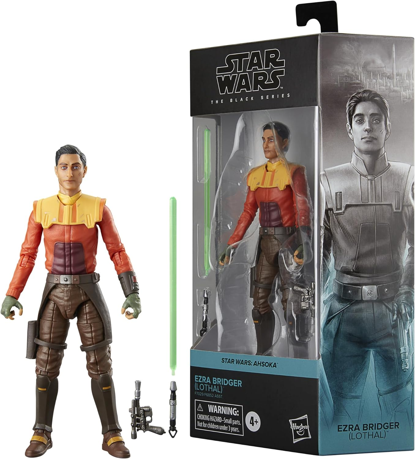 Star Wars the Black Series Ezra Bridger (Lothal), Star Wars: Ahsoka 6-Inch Action Figures, Ages 4 and Up image number 2