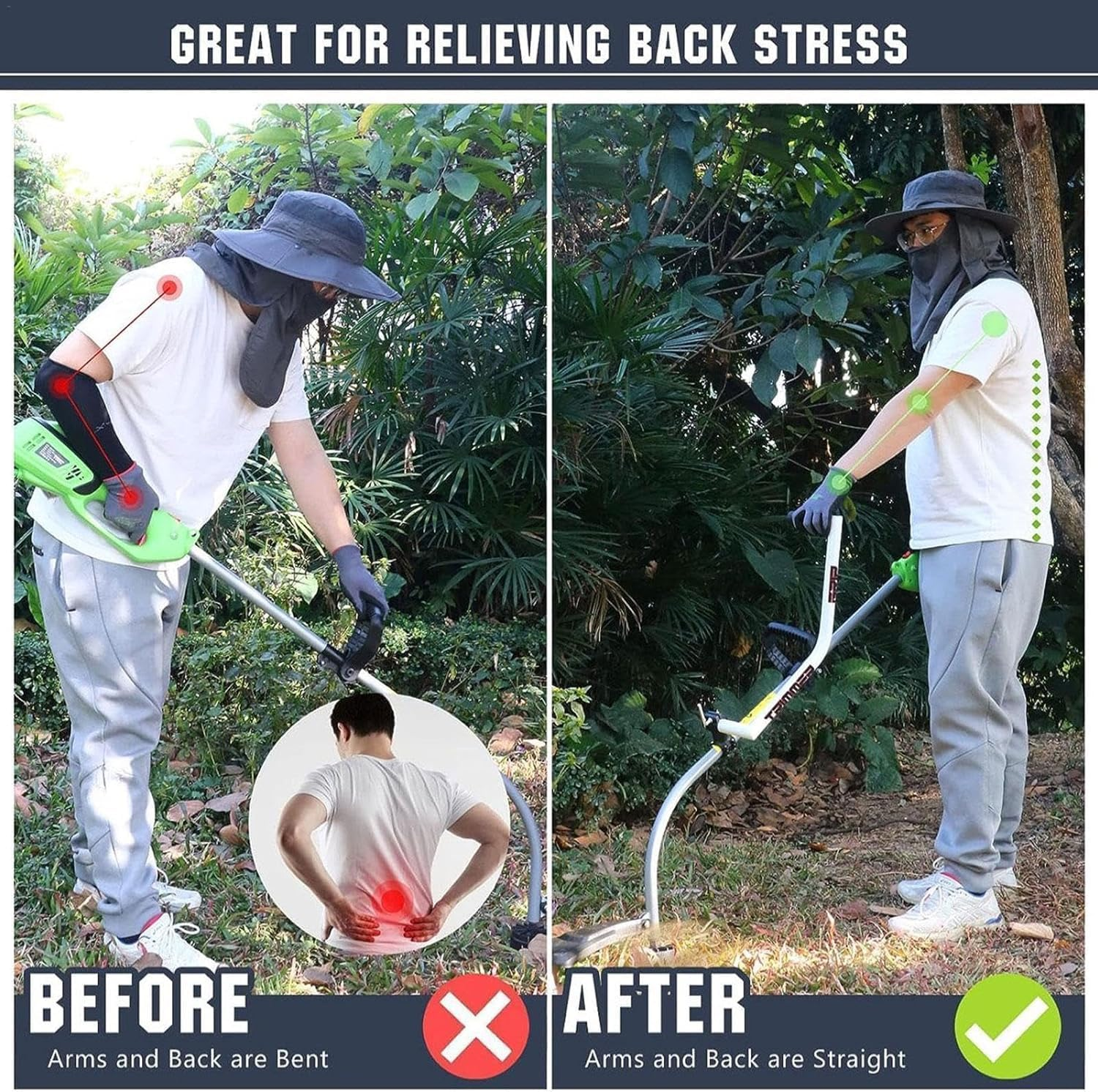 Ergonomic Trimmer Grip, Trimmer Grip Tool, Trimmer Grip Lawn, Trimmer Handle, Trimmer Grip, Ergonomic Handle, Trimmer Holder, Ergonomic Grip