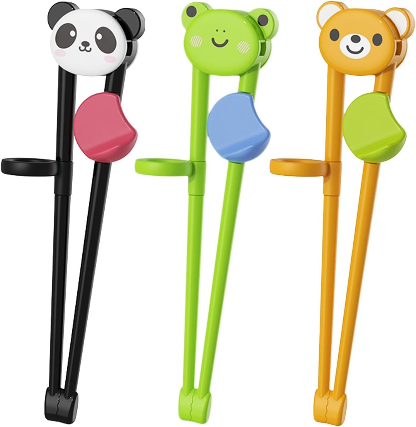 Kids Training Chopsticks - Practice Chopsticks - Reusable Children Adult Learning Chopsticks - Easy to Use Chopsticks | for Beginners Toddler, Right or Left Handed