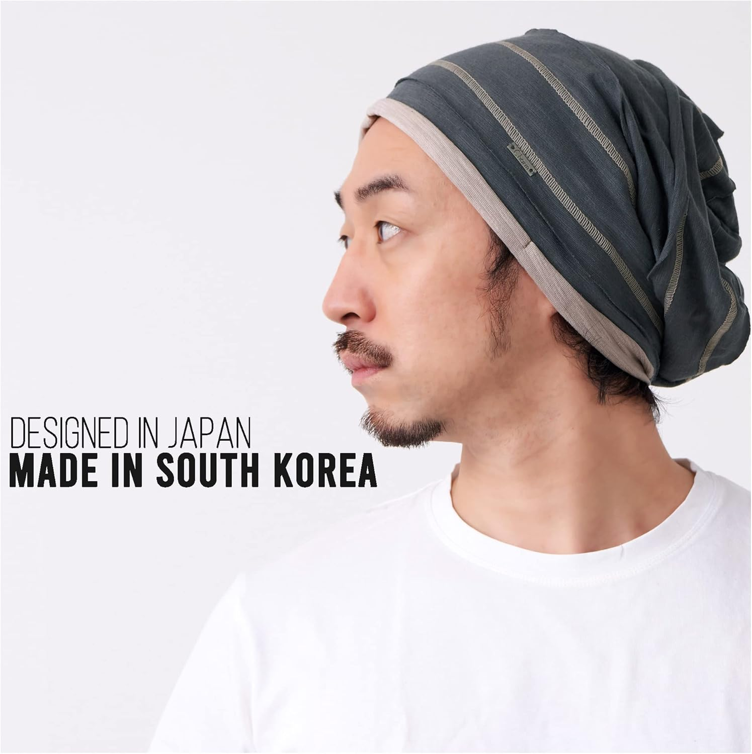 CHARM Slouchy Cotton Summer Beanie Hat - Mens Soft Lightweight Knit Womens Baggy Slouch