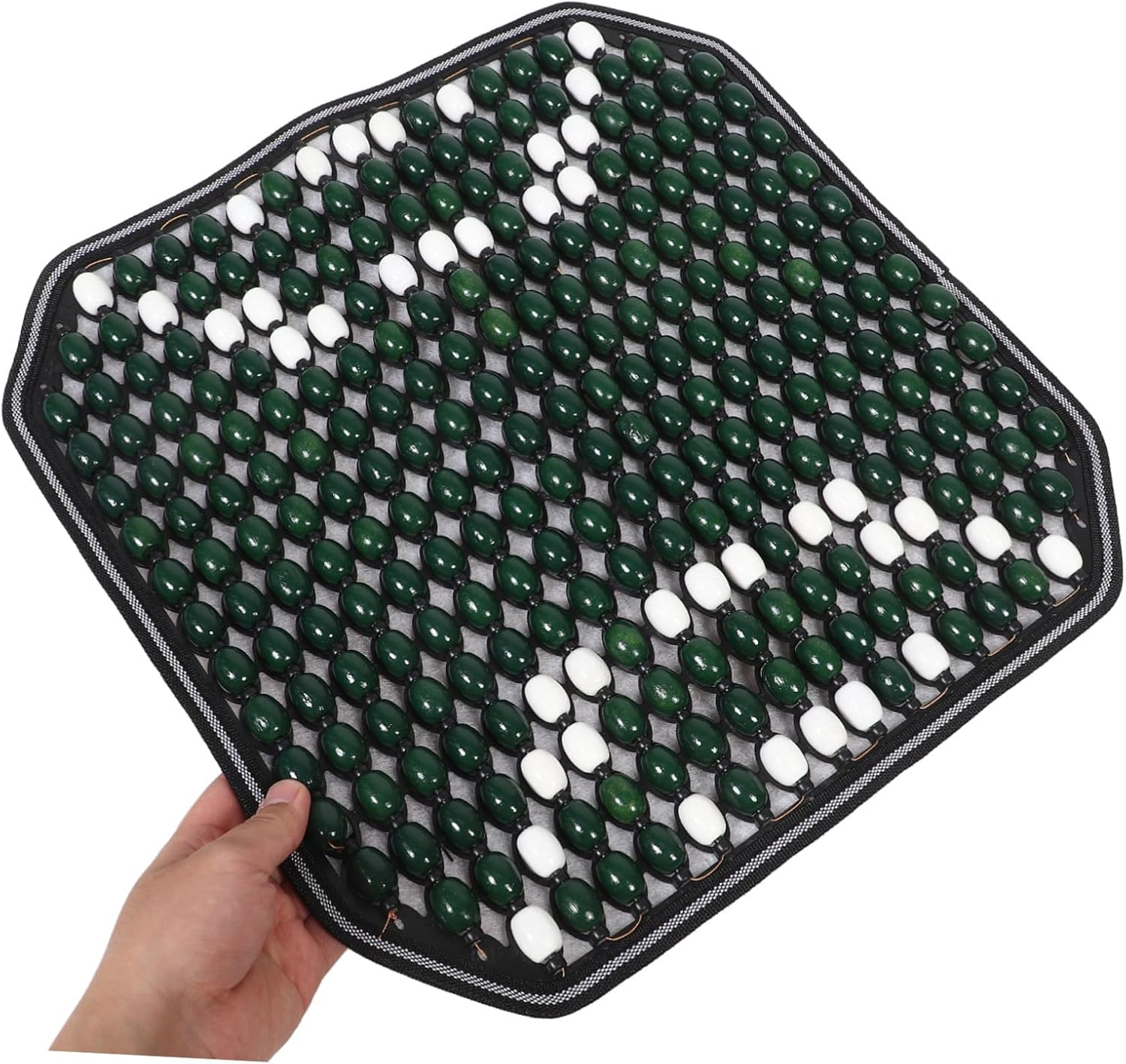 Ciieeo Bead Cushion for Car Seat Cooling Beaded Car Seat Cover for Summer Driving Breathable Beads Cushion for Long Trips image number 2