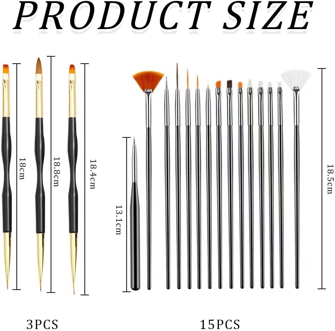 1 Set of Manicure Pen Set, Multifunctional, Reusable, Detailed Strokes and Lines, DIY Artistic Manicure Painting Props image number 3