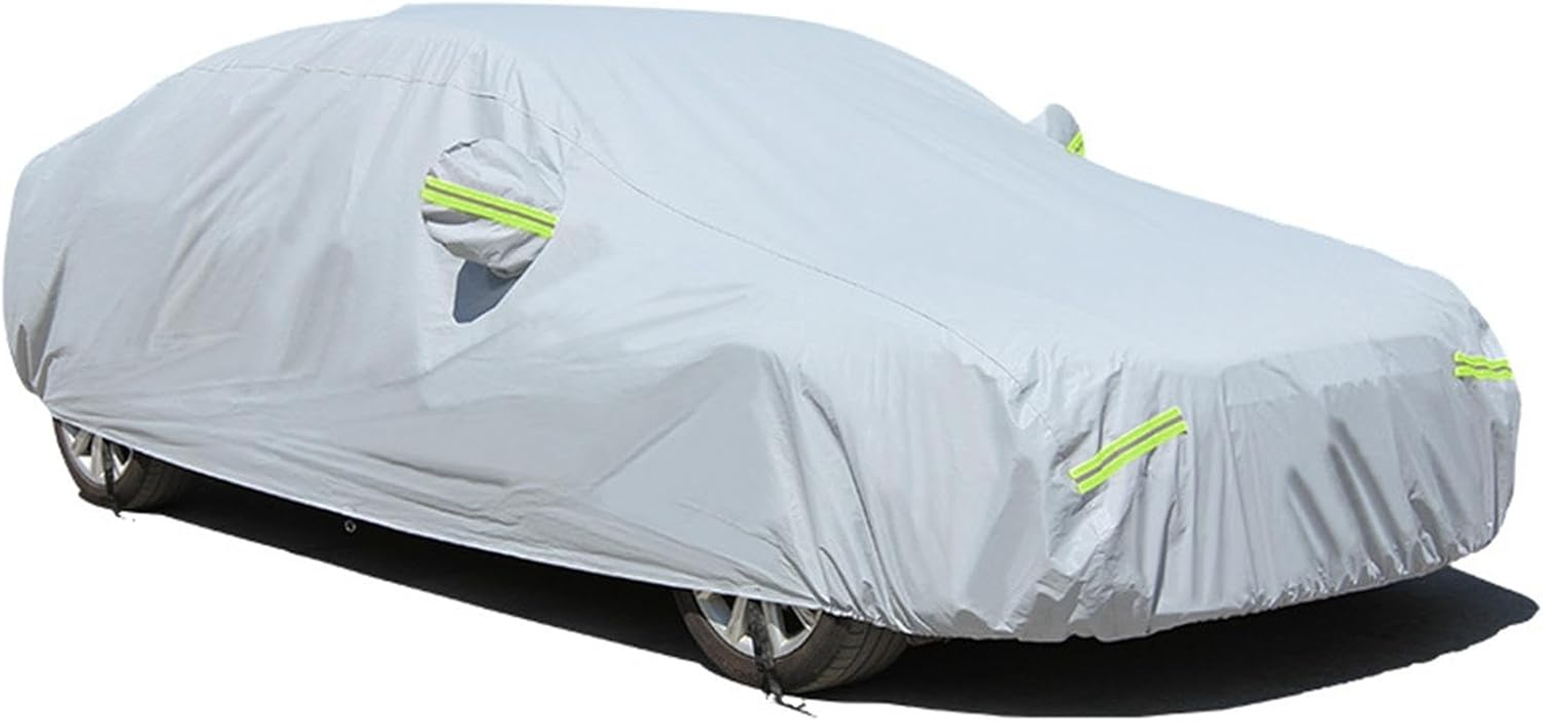 Car Cover, Windproof, Protection, Indoor Outdoor Cover Weatherproof Dustproof Waterproof Full Car Cover for Trucks Sedan Automobiles, M image number 4