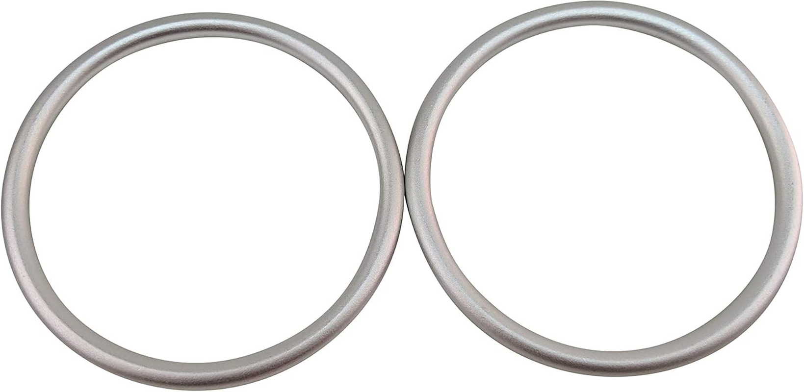 Sling Rings 3-Inch Diameter by Cutie Carry. Infant Approved, Mom Loved. Aluminum, Lab Tested for Strength and Safety. Works with Your Own Material or Convert Wrap to Sling. (Silver) image number 6