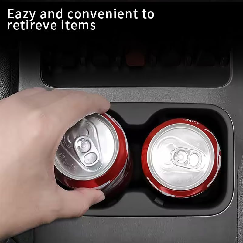 Center Console Cup Holder Plug-In for BYD Shark 6 Pickup Truck, with anti Shake and Detachable Functions, Washable Rubber Pad Black image number 3