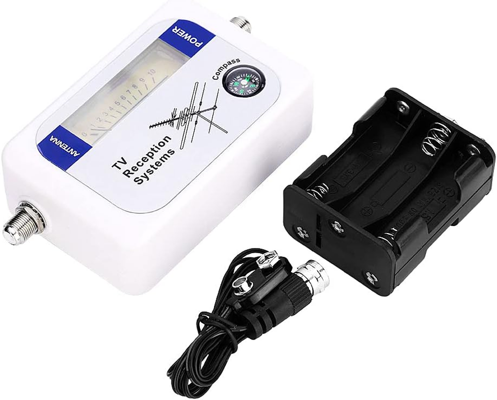 TV Meter, Mini Digital Antenna Finder, Terrestrial TV Antenna Strength Meter Detector Receiver, for Remote Satellite Antennas image number 4