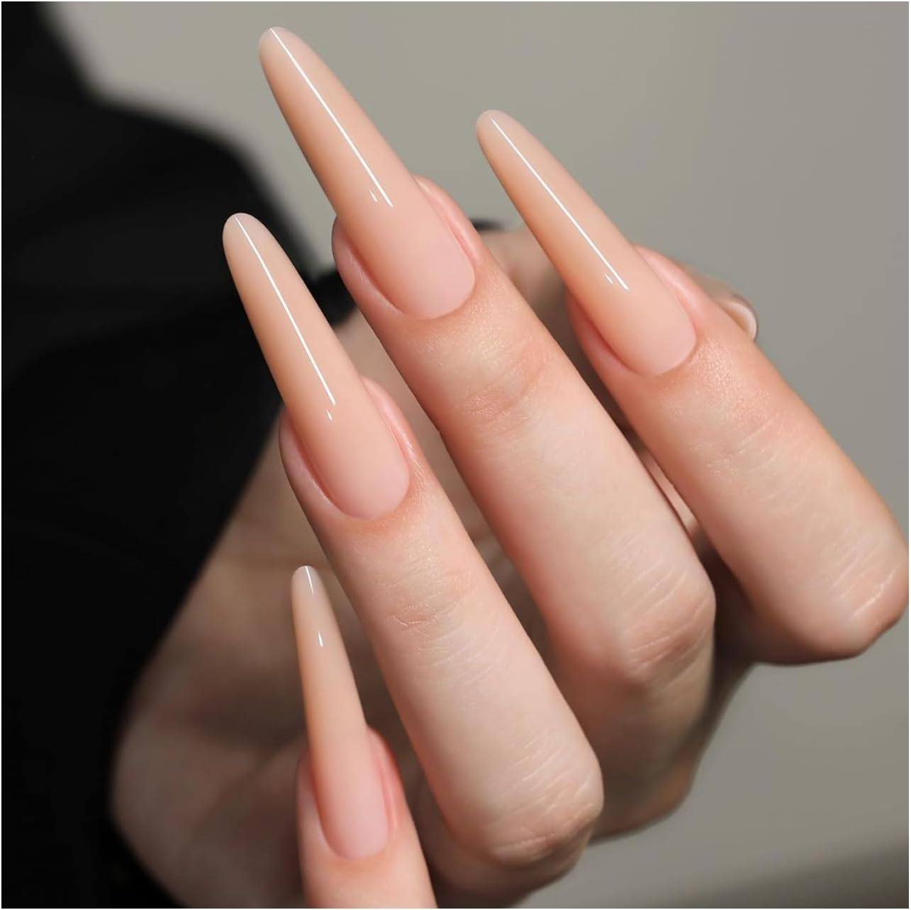 240-Piece Sandwich Nail Molds - Transparent Matte Dual-Use Full Wrapping Nail Shaping Sheets, No Construction Needed for Gel Nails & Salon-Stunning Nail Designs (Ellipse-240Pcs) image number 5