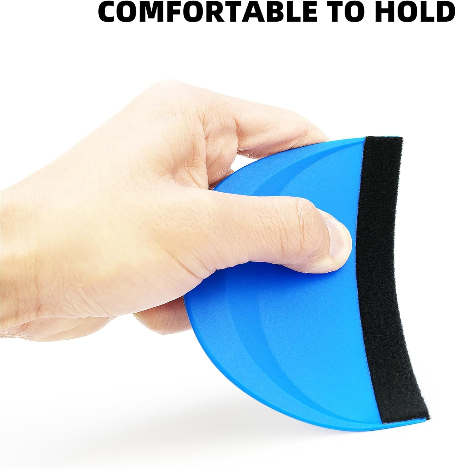 Umaki Small Squeegee for Vinyl Accessories, Vinyl Wrap Squeegee, Decal Squeegee Vinyl Scraper for Car Wraps, Window Tint, Graphics Design, Transfer Film, Car Paint Film, Round, 5Piece image number 6