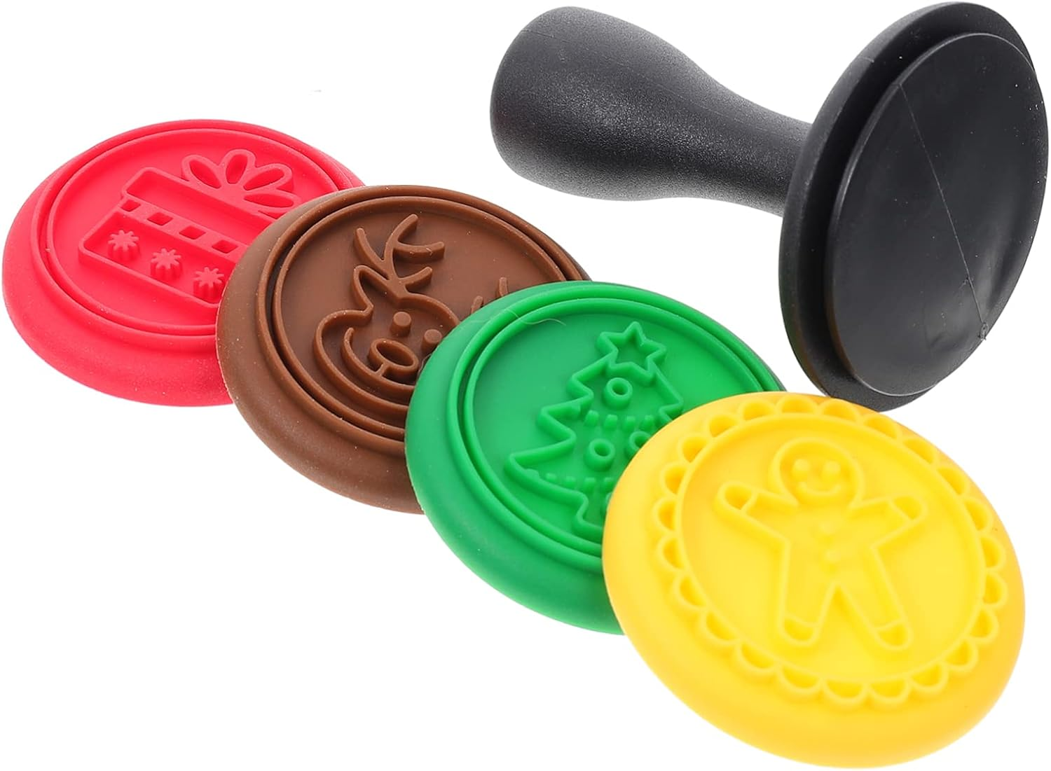MAGICLULU Silicone Cookie Stamp Mold for Christmas Baking Cookie Stamps Molds Biscuit for Home DIY Baking Tools Random Style image number 5