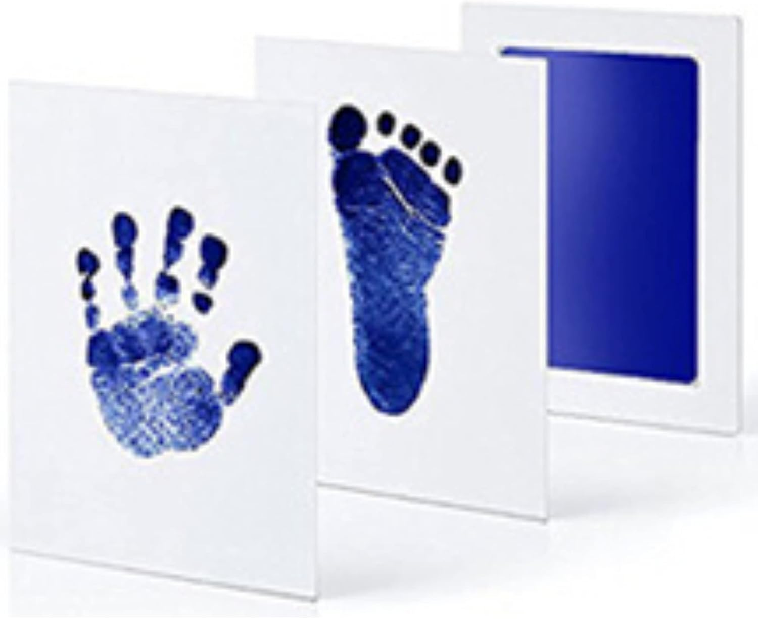 Baby Growth Hand Foot Print Photo Frame Pet Safe Inkless Newborn Souvenir Gift Mothers Fathers Day Card Making Craft Baby Shower Memories
