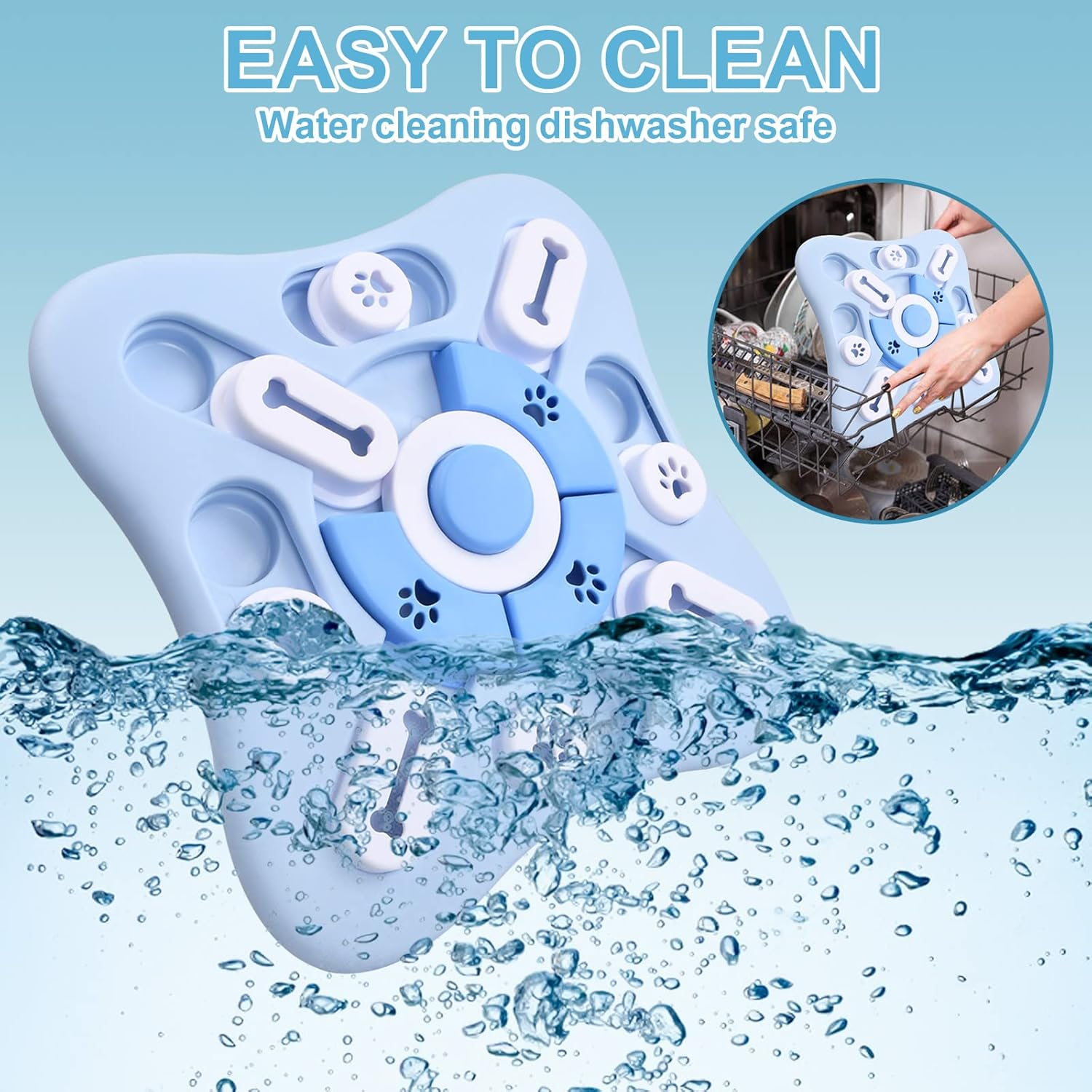 Dog Intelligence Toys, Dog Puzzle Toys, Interactive Dog Toys for IQ Training for Mental Stimulation, Dog Enrichment Toys with Squeak Design image number 6