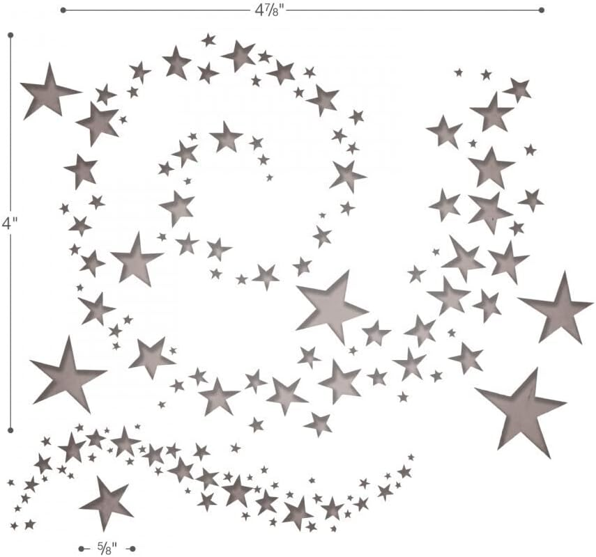 Sizzix Thinlits Dies Swirling Stars by Tim Holtz, 9-Pack, One Size, Multicolor - 663095 image number 5
