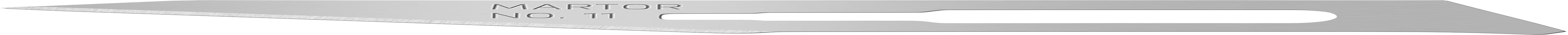 MARTOR 10 X SCALPEL BLADE, Spare Blades Graphic Knife, Craft Knife, Deburr, 5.9 Mm, Sharp, Can Be Used Once, NO. 11 image number 3