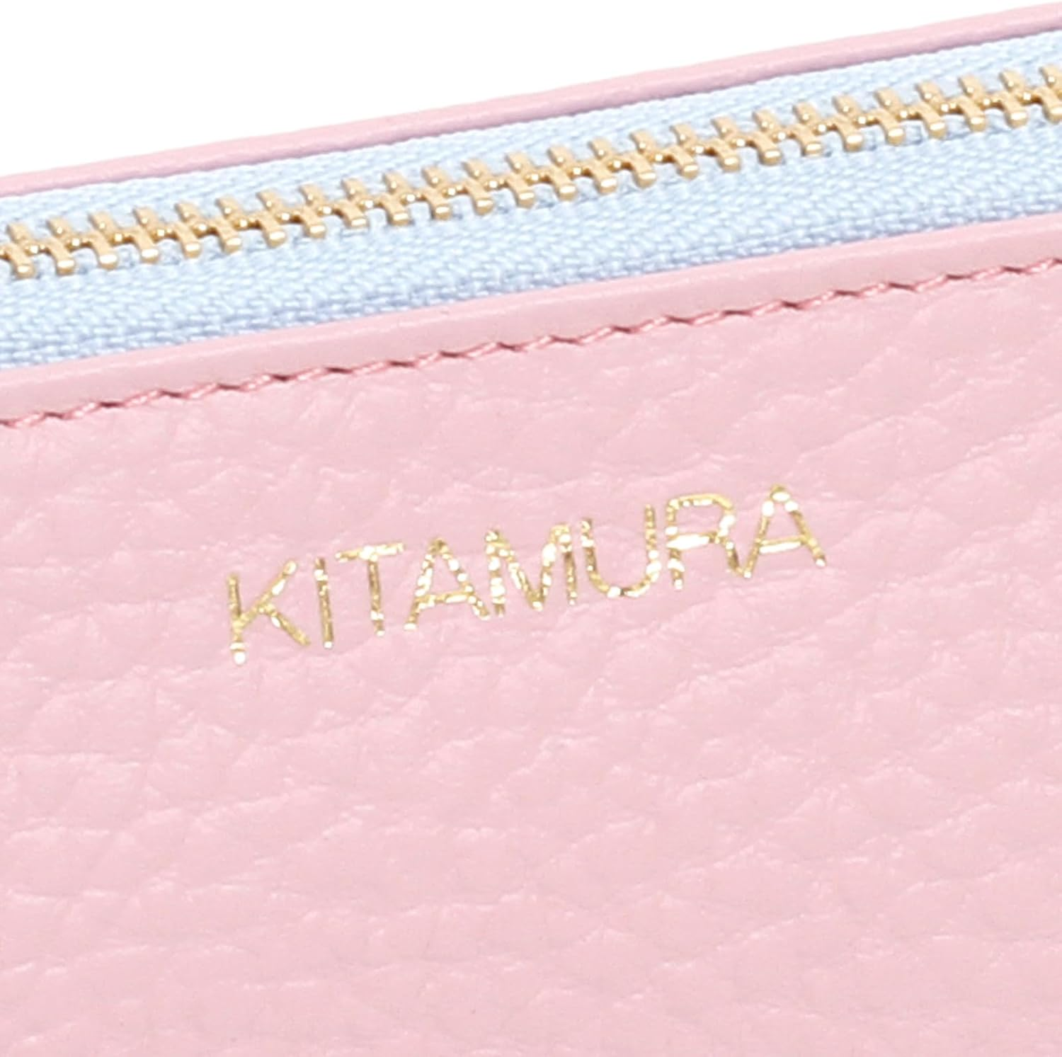 Kitamura PH0777 Cow Leather Pen Case - Green/Ice Blue [Blue] 30211 image number 5