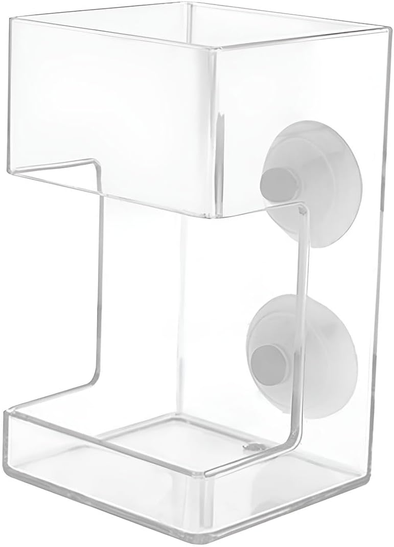 AIMALL Floating Fish Feeding Ring &ndash; Hanging Aquarium Food Feeder with Suction Cups, round & Square PS Plastic Feeding Box for Parrot Fish, Koi, and Tropical Tanks image number 4