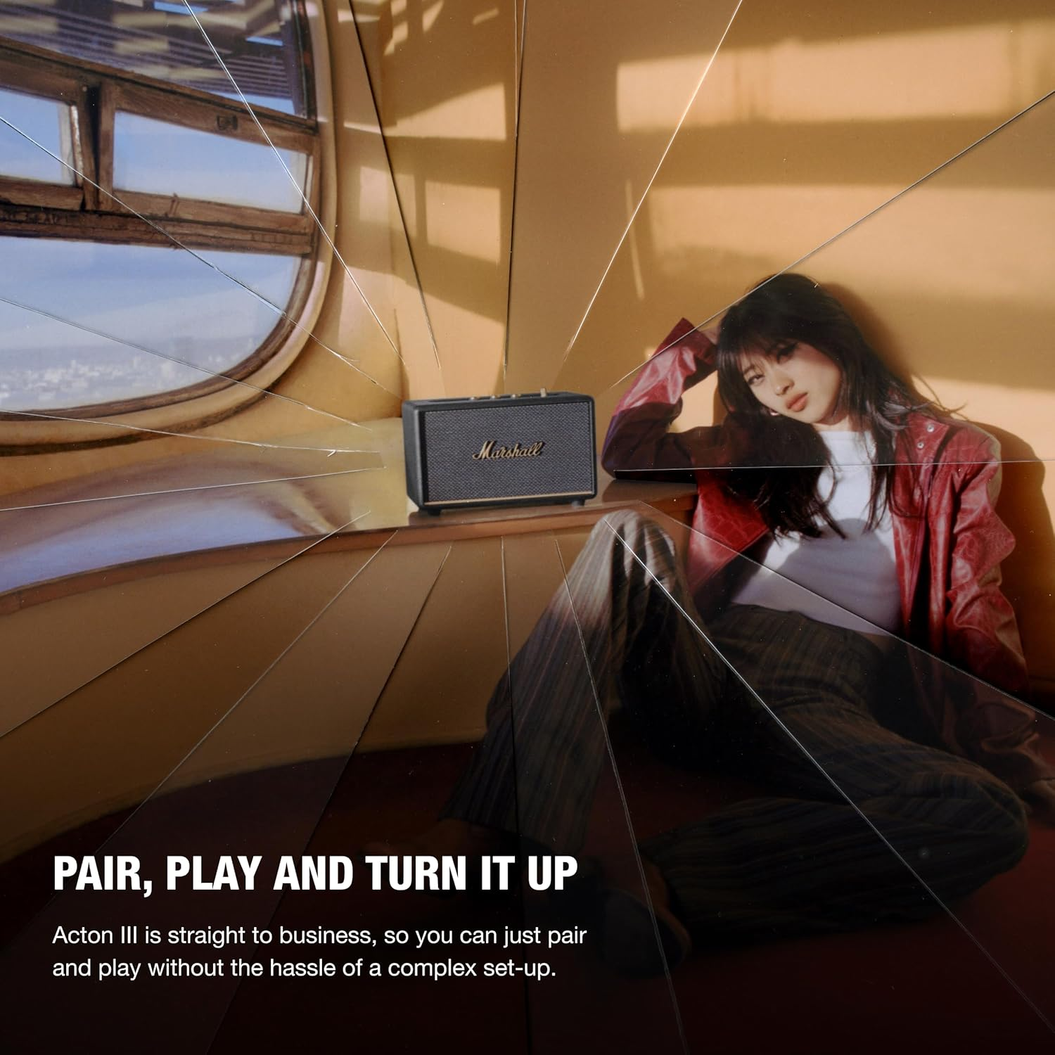 Marshall Acton III Bluetooth Speaker, Wireless - Black (1006006) image number 1