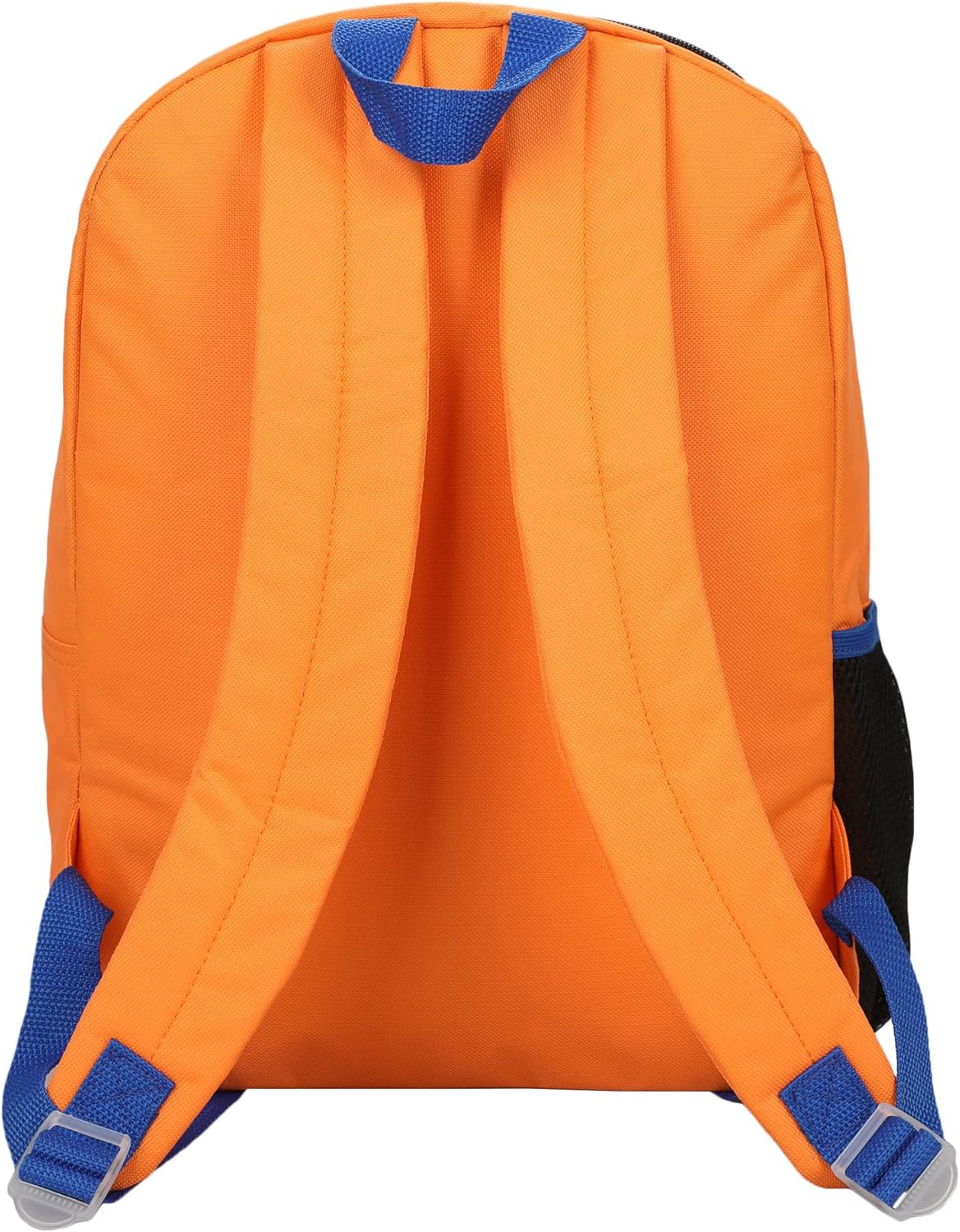 Bioworld Naruto Classic Sasuke Vs Naruto 16" Youth 5-Piece Backpack Set, Orange, OSFA, Classic