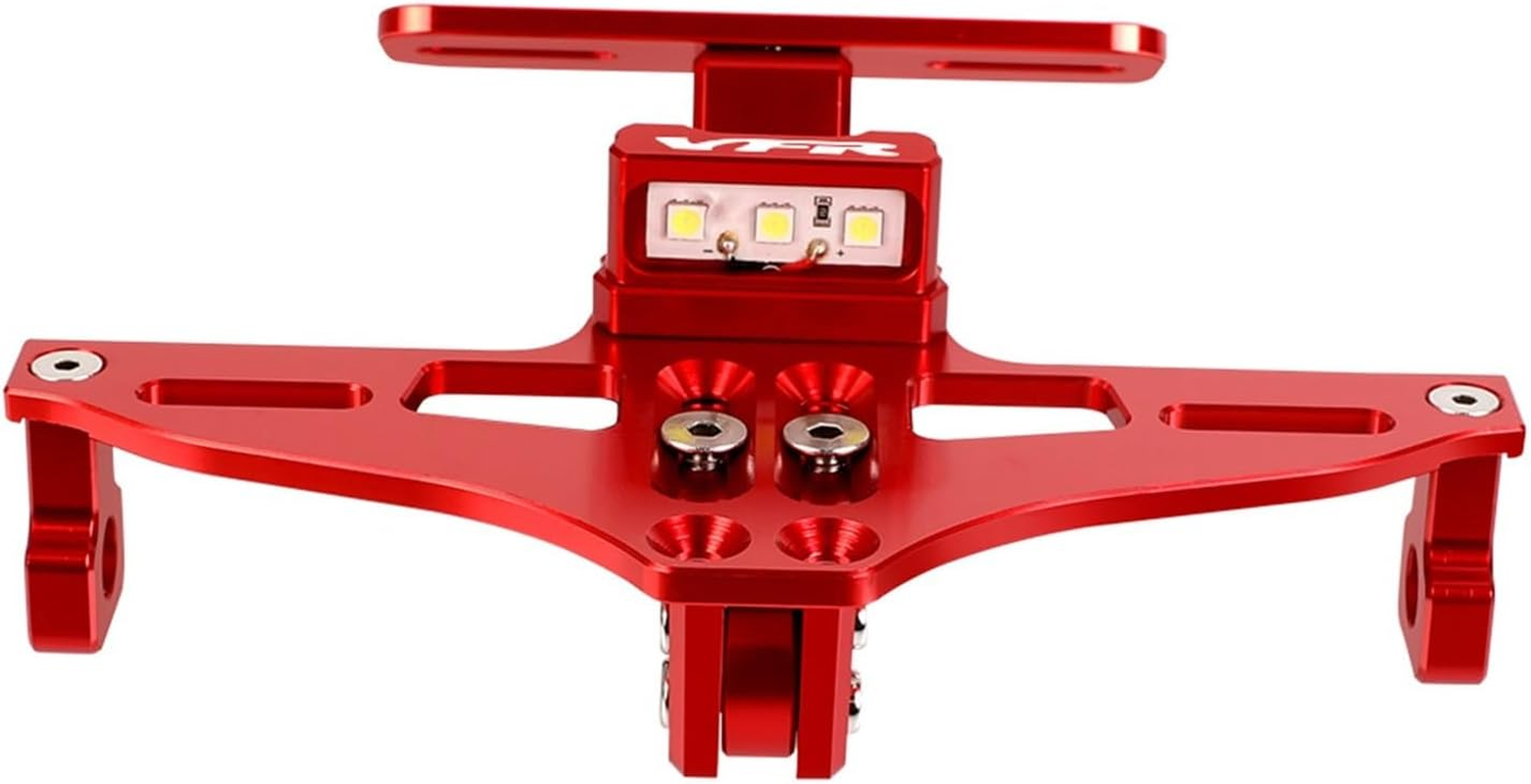 WYJDZSW Compatible with VFR800/F Fi/W1 VTEC VFR 800 F 800F Fi W1 VTEC License Plate Holder Bracket Rear Tail Tidy Fender Eliminator Plate Kit(2 Pairs Yellow)