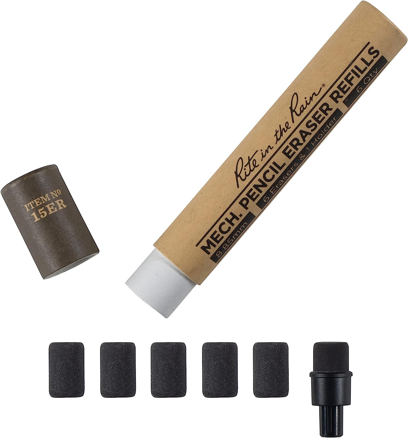 Rite in the Rain Weatherproof Mechanical Pencil, Orange Barrel, 1.3Mm Dark Lead, 12 Lead Refills (No. OR15)